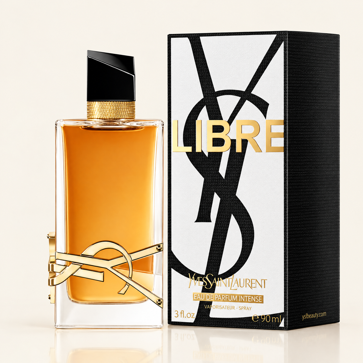 Yves Saint Laurent Libre Eau de Parfum Intense 90 ml bottle and box