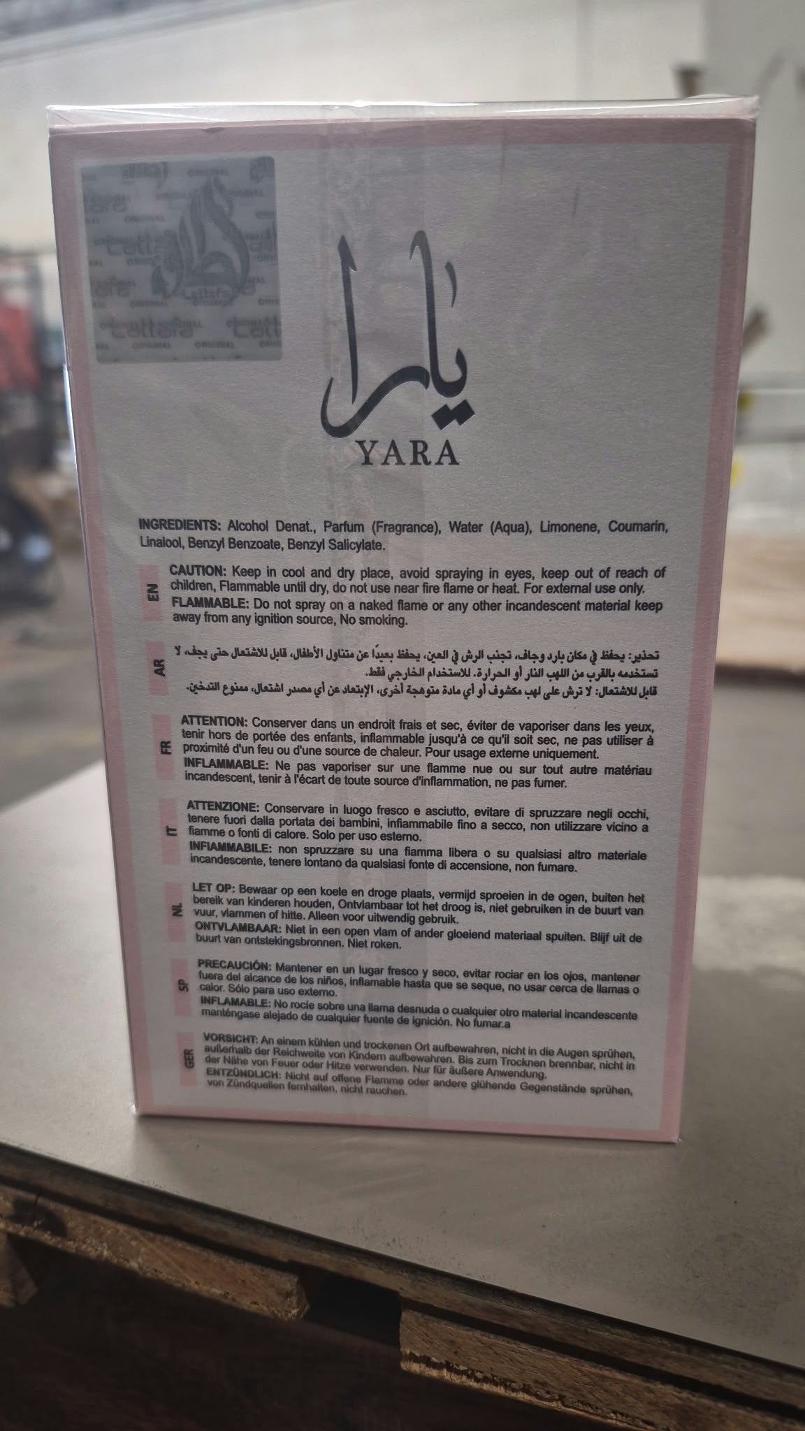 Lattafa Yara Eau de Parfum 3.4 oz / 100 ml retail box