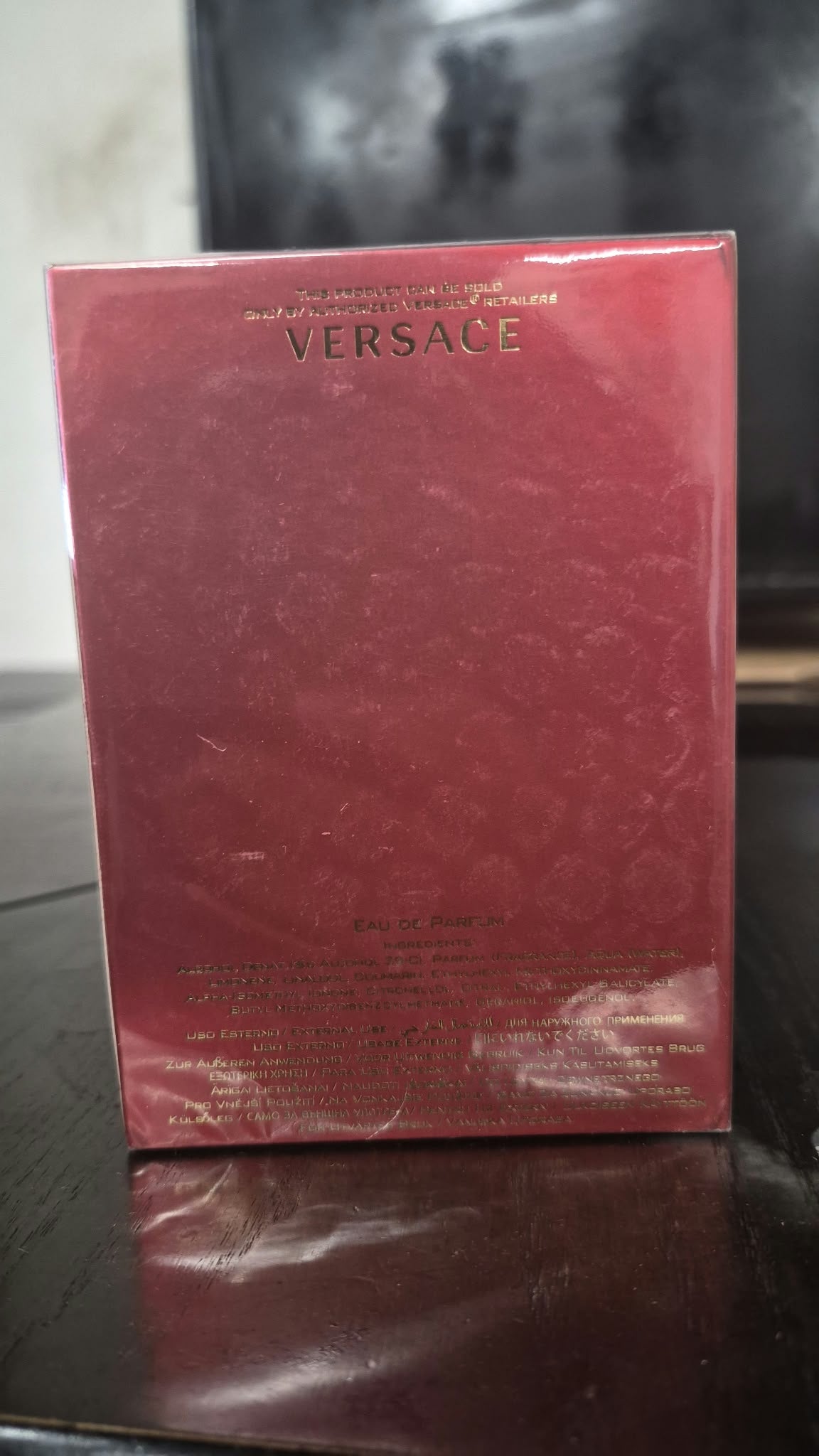 Versace Eros Flame Eau de Parfum 3.4 oz / 100 ml retail box