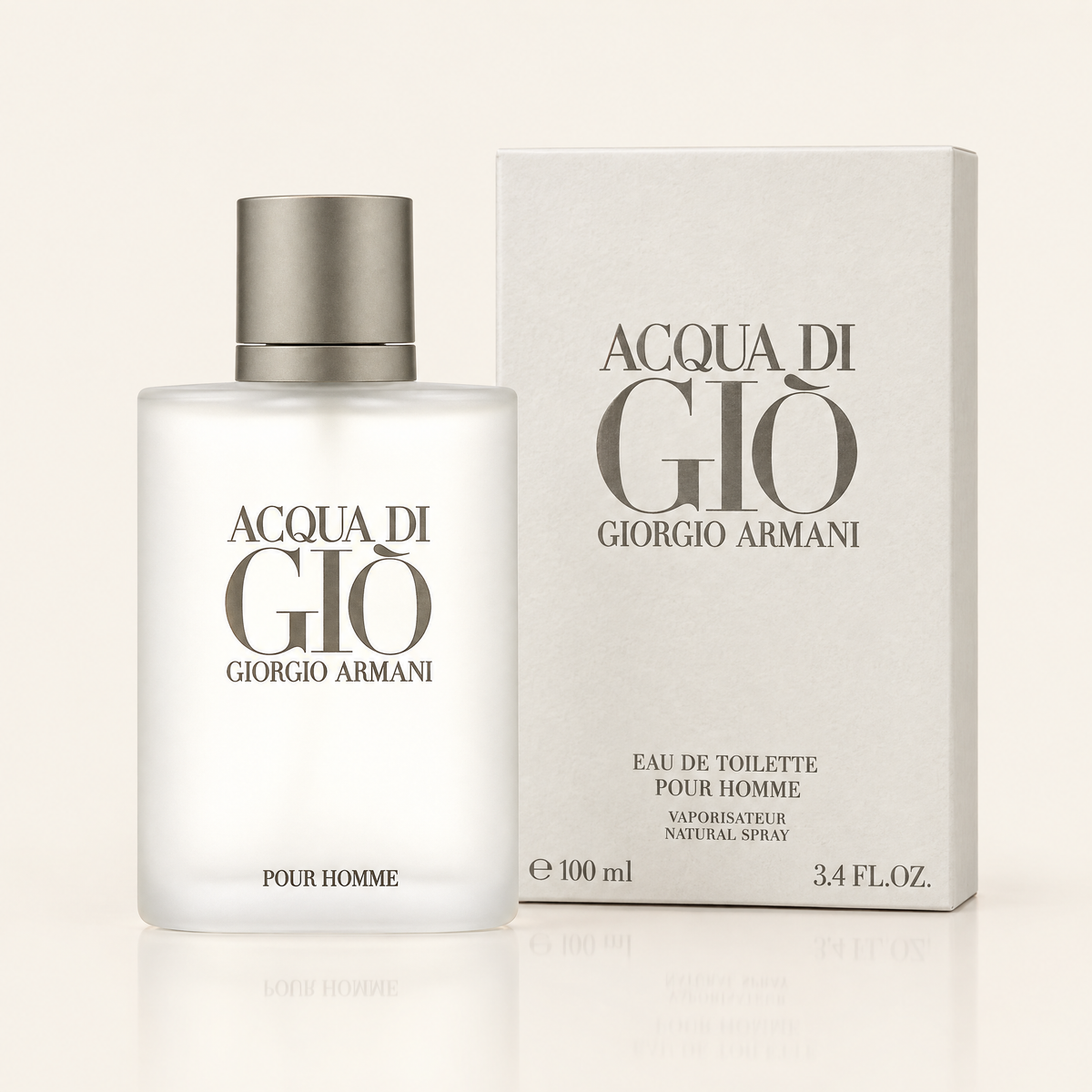 Giorgio Armani Acqua di Gio Eau de Toilette 100 ml bottle and box