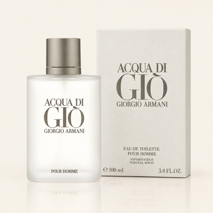 Giorgio Armani Acqua di Gio Eau de Toilette 100 ml bottle and box